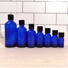 Full set 5ml-100ml Cobalt Blue Glass Essential Oil Bottle Hot Shrink Packing For Wholesales